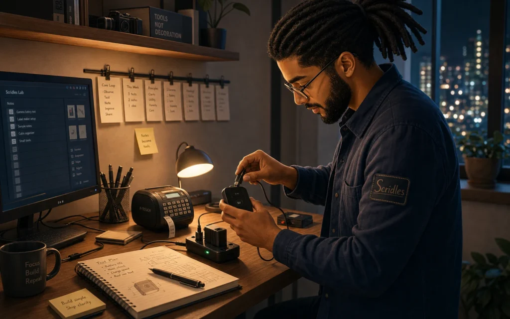 The Desk Lab Where Tools Become Notes