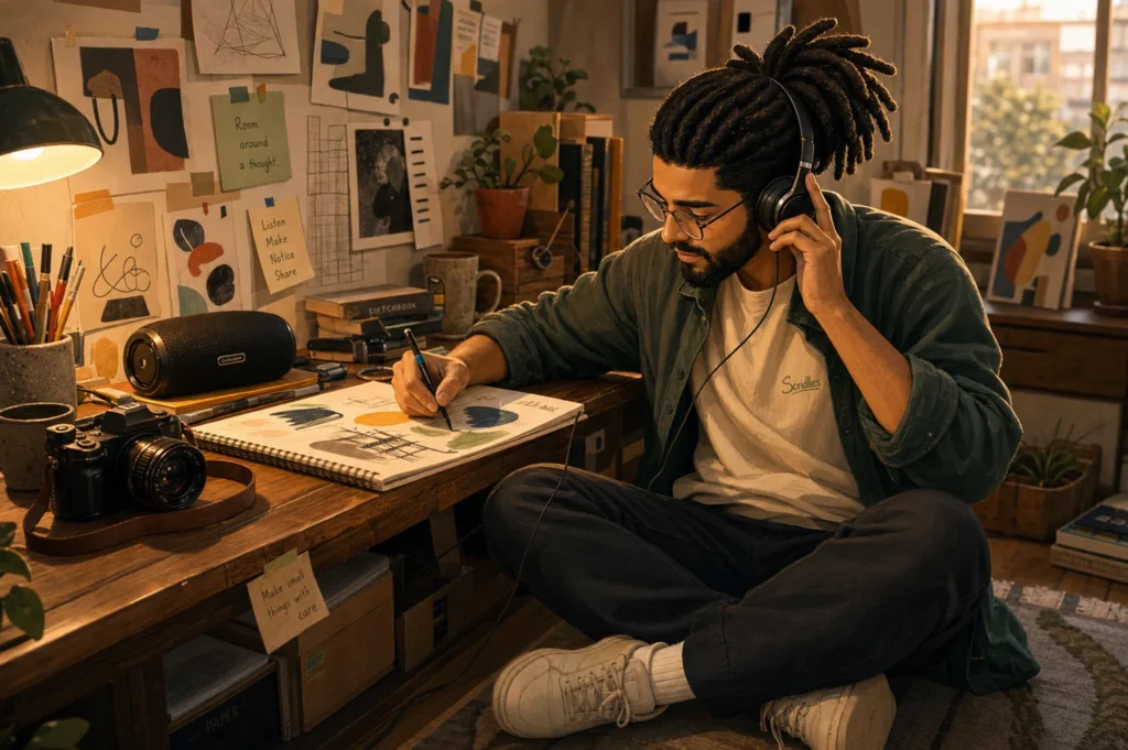 Music, Art, and the Room Around a Thought